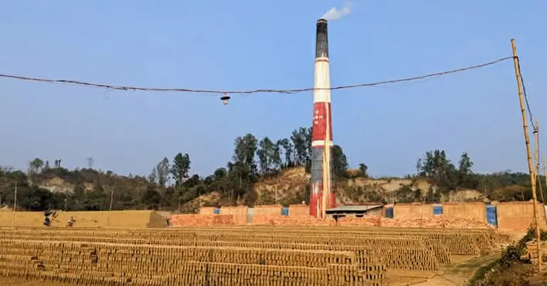 বান্দরবানের একটি ইটভাটা